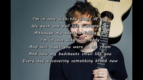 shape of you lyrics ed sheeran lyrics|shape of you lyrics meaning.